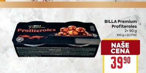 Profiteroles Billa Premium