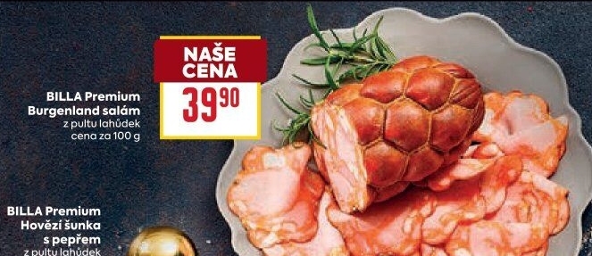 Salám Burgenland Billa Premium