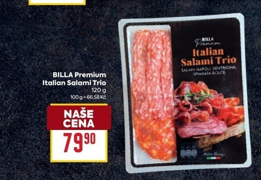 Salám Italian Trio Billa Premium