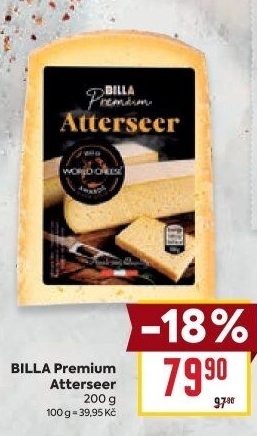 Sýr Atterseer Premium Billa