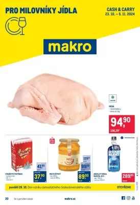 akční leták Makro 23.10.2024-5.11.2024