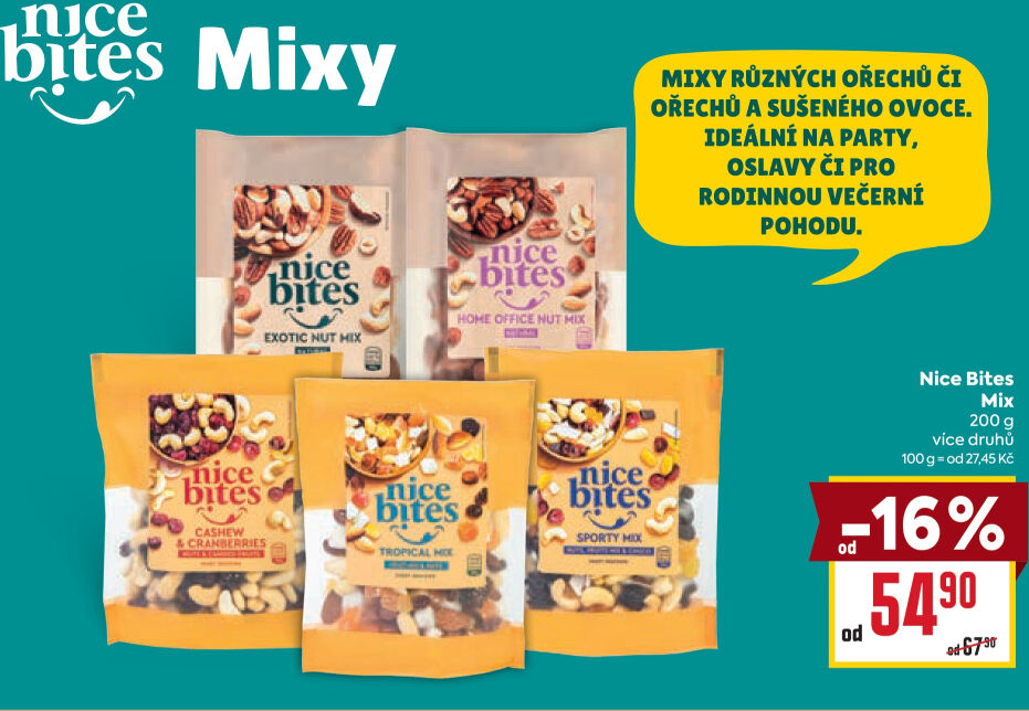 Mix ořechů a ovoce Nice Bites