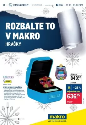 akční leták Makro 23.10.2024-19.11.2024