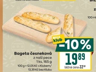 Bageta česneková