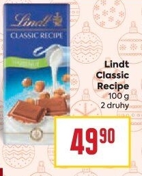 Čokoláda Classic Recipe Lindt