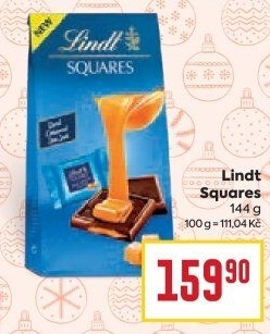 Čokoládky Squares Lindt