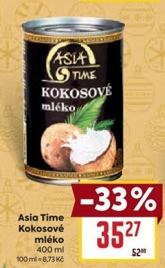 Kokosové mléko Asia Time
