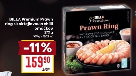 Krevety Prawn Ring s omáčkou Premium Billa