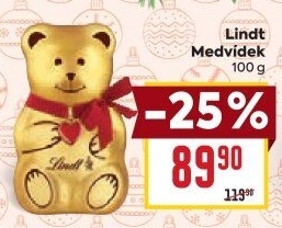 Medvídek čokoládový Lindt