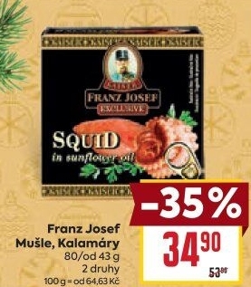Mušle Exclusive Franz Josef Kaiser