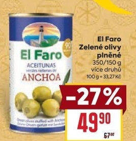Olivy plněné El Faro