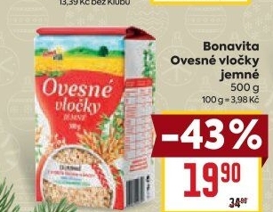 Ovesné vločky Bonavita
