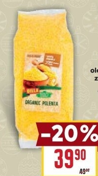 Polenta kukuřičná bio Billa