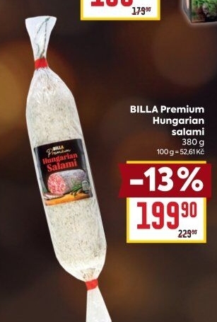 Salám Hungarian Premium Billa