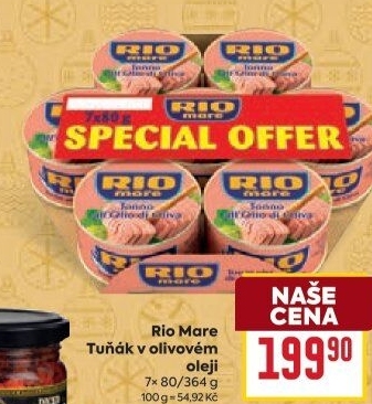 Tuňák v oleji Rio Mare