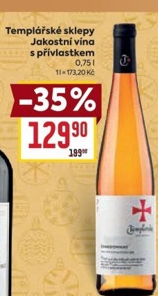 Vína Templářské sklepy Čejkovice - přívlastková
