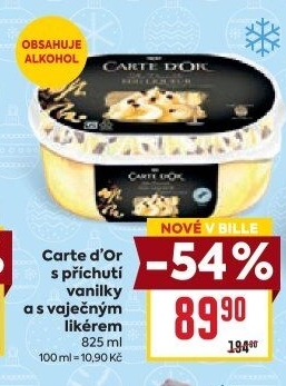 Zmrzlina ve vaničce Carte D'