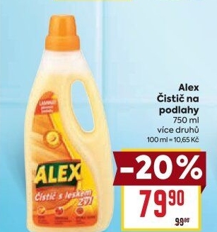 Čistič na podlahy Alex