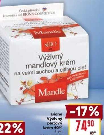 Krém pleťový Bione Cosmetics