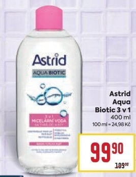 Micelární voda 3v1 Aqua Biotic Astrid