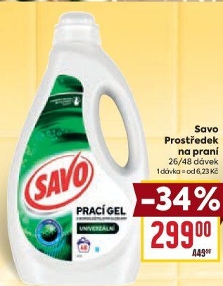 Prací gel Savo