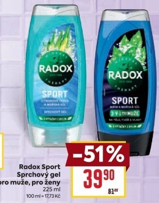 Sprchový gel Radox