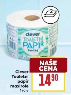 Toaletní papír 2vrstvý Clever