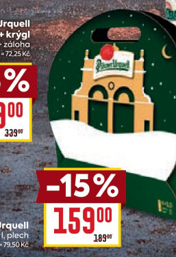 Pivo Pilsner Urquell - dárkové balení