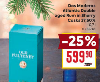 Rum Atlantic Double aged in Sherry Dos Maderas
