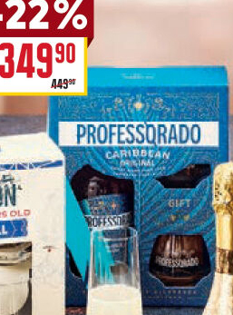 Rum Caribbean original Professorado - dárkove balení