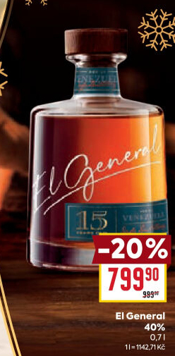 Rum El General 15 YO