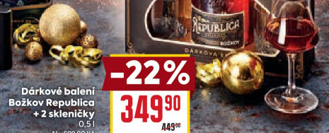 Rum Republica Božkov - dárkové balení