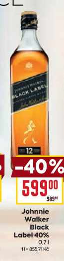Whisky Black Label Johnnie Walker