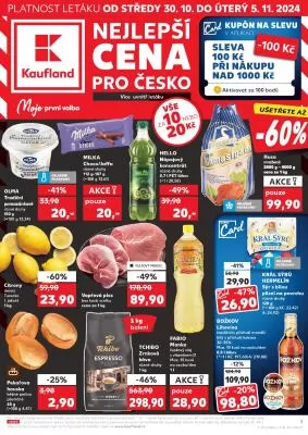 akční leták Kaufland 30.10.2024-5.11.2024