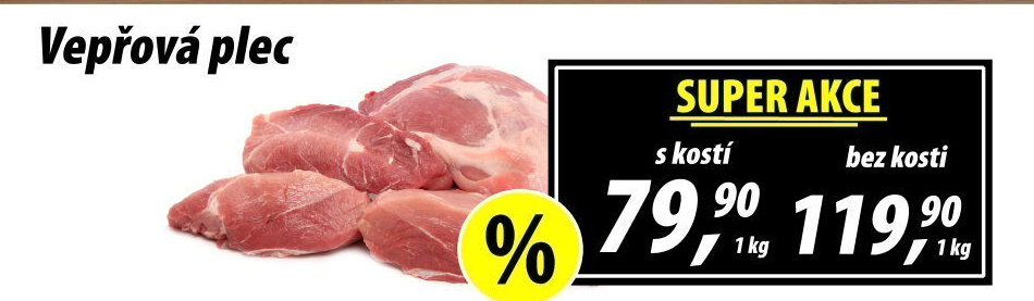 Vepřová plec s kostí