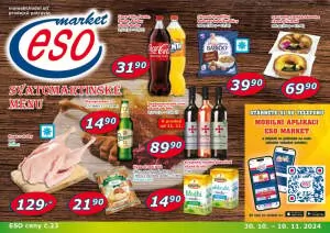 akční leták ESO MARKET 30.10.2024-10.11.2024