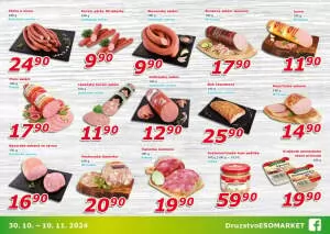 akční leták ESO MARKET 30.10.2024-10.11.2024
