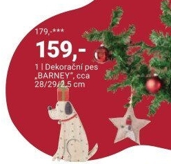DEKORAČNÍ PES „BARNEY I“