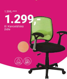 KANCELÁŘSKÁ ŽIDLE „PALERMO“