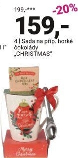 SADA NA PŘÍPR. HORKÉ ČOKOLÁDY „CHRISTMAS“
