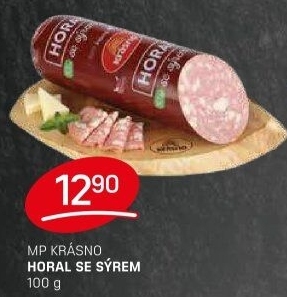 Salám Horal se sýrem Krásno