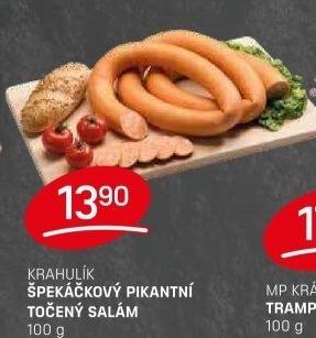 Salám špekáčkový pikantní točený Krahulík