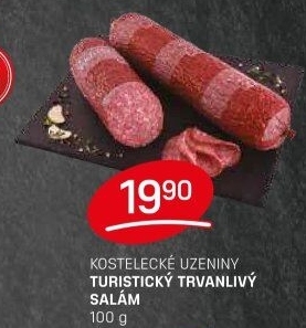 Salám turistický Kostelecké uzeniny