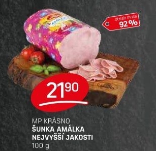 Šunka Amálka nejvyšší jakosti Krásno
