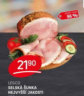 Šunka selská nejvyšší jakosti LE&amp