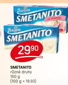 Sýr tavený Smetanito Želetava