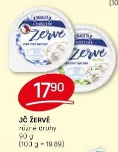 Žervé Jihočeské Madeta