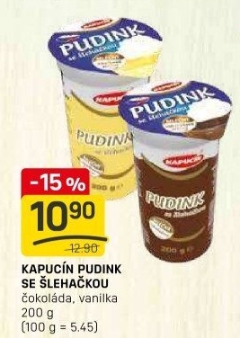 Dezert pudink Kapucín