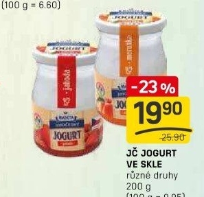 Jogurt ochucený jihočeský tradičníMadeta