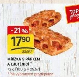 Mřížka s párkem La Lorraine